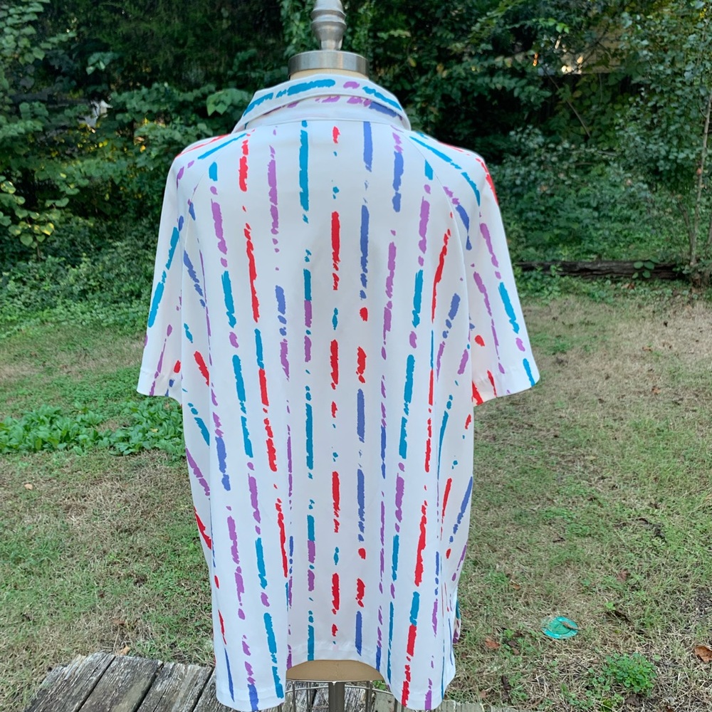 Vintage 80s Brushstroke Top - Picture 4 of 4